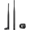 Vecys 2PCS Doppio Banda WiFi Antenna 2.4GHz 5GHz 5.8GHz Antenna SMA Maschio Antenna 5dBi 19cm/7in per Wifi Router Wireless Camera DVR Reverse Monitor