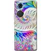 Mixroom - Cover Custodia Back case In TPU Silicone Morbido Per Oppo A98 5G Fantasia Piume fantasiose Q242