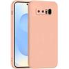 Mixroom - Cover Custodia Case per Samsung Galaxy Note 8 Protezione Fotocamera in Silicone TPU Morbido Opaco Bordi Piatti Colore Rosa