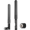 Vecys 2PCS Doppio Banda WiFi Antenna 2.4GHz 5GHz 5.8GHz Antenna RP-SMA Maschio Antenna 3dBi 15cm/6in per Router Wireless Scheda di Rete Wireless Adattatore USB