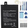 Fuworance Batteria 4000mAh 3.85V BM4E Compatibile con Xiaomi Pocophone F1 M1805E10A Smart Phone Batteria agli ioni di litio ad alta capacità di ricarica rapida+Cassetta degli attrezzi