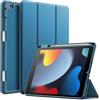 JETech Custodia per iPad 10,2 Pollici Modello 2021/2020/2019 (9a/8a/7a Generazione) con Portapenne, Cover Tablet Sottile con Retro in Morbido TPU con Auto Svegliati/Sonno (Verde Acqua)