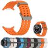HFMLU Compatible with Samsung Galaxy Watch 7 Ultra 47mm Band (2024), Galaxy Watch 7 Ultra Bands, Soft Sport Silicone Breathable Strap Wristbands for Men Women (Orange)