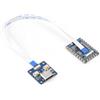 Waveshare ESP32-S3 Mini Development Board, Based On ESP32-S3FH4R2 Dual-Core Processor, 240MHz Running Frequency, Comes with Adapter Board and FPC Cable