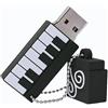 WooTeck Chiavetta USB da 128 GB a forma di pianoforte
