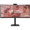 AOC CU34E4CW/75 Monitor PC 86,4 cm (34") 3440 x 1440 Pixel Nero