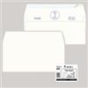 Pigna Envelopes Busta a sacco Kami Strip - senza finestra - 11 x 23 cm - 100 gr - carta riciclata FSC - bianco - Pigna Envelopes - conf. 500 pezzi (unità vendita 1 pz.)