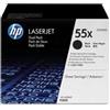 Hp - Confezione 2 Toner originale - 55X - Nero - CE255XD - 12.500 pag-cad (unità vendita 1 pz.)