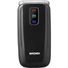 Brondi CELLULARE BRONDI AMICO LEALE DUOS BLACK METAL ITALIA
