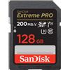 Sandisk MEMORY CARD MICRO SD/TRANSFLASH 128GB SANDISK EXTREME PRO CLASSE 10 U3 V3 SDSQXCD-128G-GN6MA