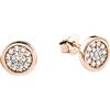 s.Oliver Orecchini a bottone in acciaio inossidabile/argento sterling 925 da donna, orecchini, forniti in confezione regalo per gioielli
