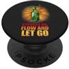 The Essential Oils Lover Designs Mantra flusso e rilascio dell'olio di cipresso PopSockets PopGrip Adesivo