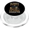 Inkstrato I Miei Personaggi Preferiti Sono Fittizi Lettore PopSockets PopGrip per MagSafe