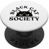Maglietta Gatto Nero Goth Kitten Cat Fel Black Cat Society TShirt Gatti Gattino Gattino Gattino Miao PopSockets PopGrip Adesivo
