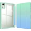 FINTIE Custodia Compatibile con Lenovo Tab M11 (TB330) 11 Pollici 2024 Tablet - [S Pen Holder] Sottile Leggero Trasparente Cover Posteriore con Bordo in TPU Morbido, Seaside Ombre