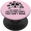 Real Estate Broker Home Seller Property Umorismo agente immobiliare che esegue comps che non funzionano PopSockets PopGrip Adesivo