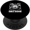 Mehr Meer Sprüche und Designs Faro retrò - Design marittimo vela costa PopSockets PopGrip Adesivo