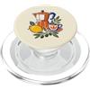 Mediterranean Cafe Studio Pentola per moka Expresso Coffee Lover Olive Lemon Design da cucina PopSockets PopGrip per MagSafe
