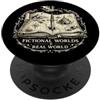 Bookish Bookworm Book Lover for Women Dark Romance Fantasy Lover Bookish Dragon Books PopSockets PopGrip Adesivo