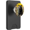New Mexico Territory Symbols Gifts & Tee Un orso di colore nero circondato da Yucca fiore New Mexico PopSockets PopWallet per MagSafe