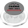 Magliette e regali divertenti per i nonn La nonna divertente del nonno era la nipote responsabile PopSockets PopGrip per MagSafe