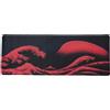 lachineuse Tappetino per mouse XXL - La grande onda rossa - Decorazione giapponese - 800 x 300 x 3 mm - Antiscivolo e impermeabile - Decorazione per ufficio - Giappone Asia idea regalo