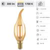Eglo LED lampadina a filamento 4W = 28W E14 Oro 300lm extra bianco caldo 1700K DIMMABILE