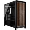 Corsair FRAME 5000D WOOD RS, Torre Media, PC, Nero, Noce, ATX, E-ATX, Micro ATX, Mini-ITX, Plastica, Acciaio, Vetro Temperato, Gaming