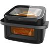 Cecotec Friggitrice ad Aria Senza Olio Cecotec - Friggitrice ad Aria 10L Cecofry Advance 10000 con Visione Totale. 2200 W, parete divisoria, 12 menu