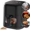 Cecotec Friggitrice ad Aria Senza Olio Cecotec 4L con Piastra Grill e 4 Resistenze Integrate, Friggitrice ad Aria con Funzione Affumicatore Cecofry&Grill Smokin'Prime