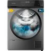 Cecotec Asciugatrice Cecotec 9Kg Bolero Heat Pump DressCode Dry 8400 Acciaio. Classe A++ Equivalente, Controllo Touch