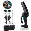 Cecotec Sega da potatura Cecotec 6" Batteria 21V MontanaForce 6000 Manuale. 700W, Velocità 24500 giri/min, Lubrificatore a Pulsante, Include 2 Batterie