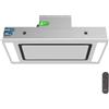 Cecotec Bolero Flux TIR 908000 Cappa ad isola in vetro bianco A++