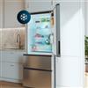 Cecotec Frigorifero Cecotec a doppia porta con sistema Total No Frost Bolero CoolMarket FD 420 Inox E, capacità extra massima 420L, dimensioni 186 x 70 cm.