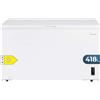 Cecotec Congelatore Orizzontale Cecotec 418L Bolero CoolMarket Chest 418P Bianco con Cestello con Maniglie, Controllo Elettronico LED, Ruote