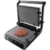 Cecotec Griglia elettrica Cecotec con griglia Rock'nGrill 2000 Smash PerfectCook. 2000 W, sonda di temperatura, Smash Burger, senza fumo, doppia temperatura