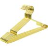 SONGMICS Confezione da 20 grucce per abiti in metallo, cromate, resistenti alla corrosione, salvaspazio, durevoli, 42 cm, oro/oro rosa