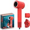 Cecotec Asciugacapelli Cecotec Compatto e Leggero DryNova Red Spark. 1600W, 110000RPM, Motore Brushless, Diffusore e Concentratore
