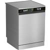 Cecotec Lavastoviglie Compatto 60cm Bolero Aguazero 6620 Inox C, 1850W, 15 Posti, 8 Programmi, Motore Inverter