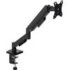 TOOQ Supporto da tavolo Tooq con braccio articolato per monitor da 13"-32" - rotazione e inclinazione - gestione dei cavi - peso massimo 9 kg - VESA 100x100 mm - colore nero
