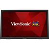 ViewSonic Monitor touch LED Viewsonic 24" Full HD 1080p - fino a 10 punti touch - risposta di 7ms - altoparlanti da 4W - angolo di visione di 178º - USB, HDMI, DVI e VGA - VESA 100x100 mm