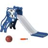 AIYAPLAY Scivolo AIYAPLAY per bambini, scivolo da interno per bambini, con canestro da basket, tema tigre, da 18 a 36 mesi, fino a