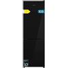 Cecotec Combi Frigorifero 322L Bolero CoolMarket Combi 322i Vetro Nero H. 185,5 cm, L. 59,5 cm