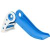 HOMCOM scivolo per bambini pieghevole per uso interno ed esterno da 3 a 6 anni 120x50x56 cm HDPE Blu