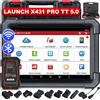 LAUNCH LANCIO X431 PRO TT OBD2 Strumento di scansione diagnostica Tutti i sistemi 38+ Servizio CAN FD DOIP Codifica ECU Controllo bidirezionale FCA autoauth