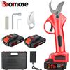 bromose Cesoie da potatura elettriche da 600 W 30 mm senza spazzole Potatore a batteria Cesoie da giardino per rami di alberi da frutto con batteria da 2 pezzi