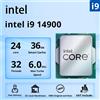 Intel Processore Desktop Intel Core i9-14900 Tray LGA 1700, 24 core (8 P-Cores + 16 E-Cores) fino a 5,8 GHz, ma senza dissipatore