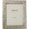 NONE Cornice portafoto perla 20x25cm rombo grigio chiaro est: 27x32x1cm