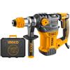 NONE Ingco Martello Foratore Combinato 1500 W RH150028 con attacco SDS Plus - Include 3 punte da trapano e 2 scalpelli