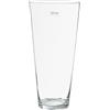 NONE Vaso in vetro trasparente 10x34cm